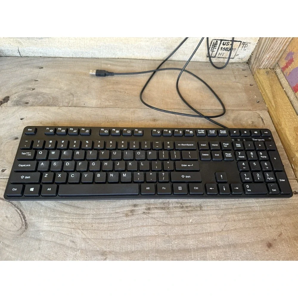 Targus Full size USB‎ Wired Keyboard, AKB30US, with window start screen button